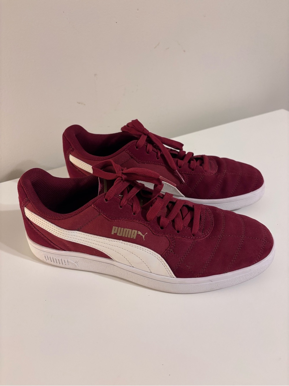 PUMA Astro Kick Rhubarb Suede Sneakers Men’s Size 9.5